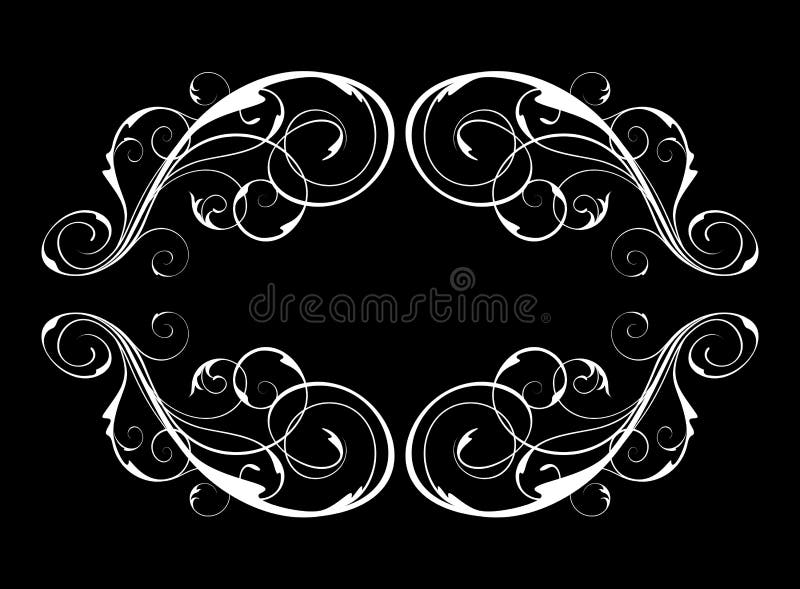 Vintage Frame White Black Stock Illustrations 232,152 Vintage Frame