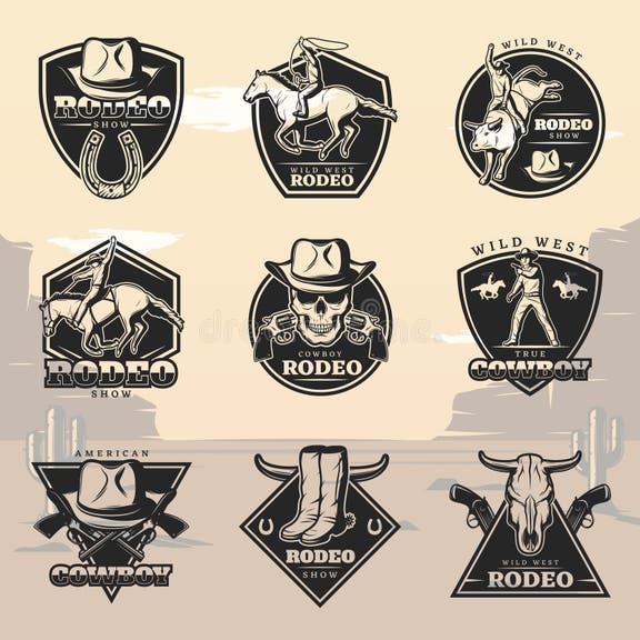 Rodeo Logos Stock Illustrations – 54 Rodeo Logos Stock Illustrations ...