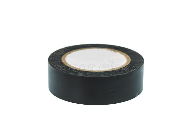 Black Vinyl Electrical Tape Stock Photo Image of circle, tape 51812716