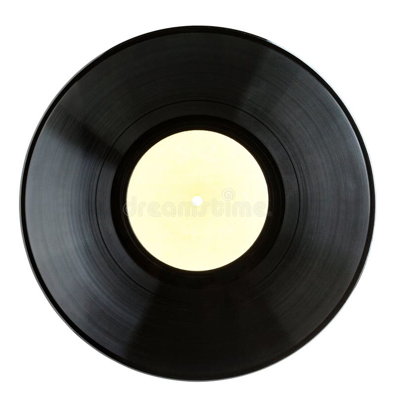 Black vinyl record royalty free stock photos