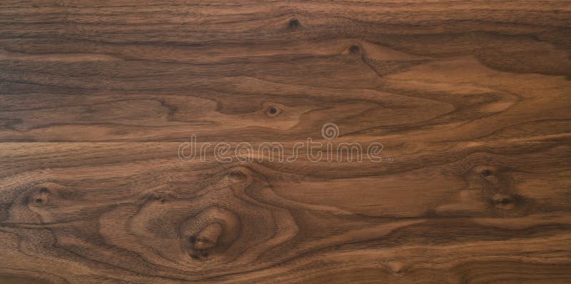 Black walnut wood texture from two boards oil finished