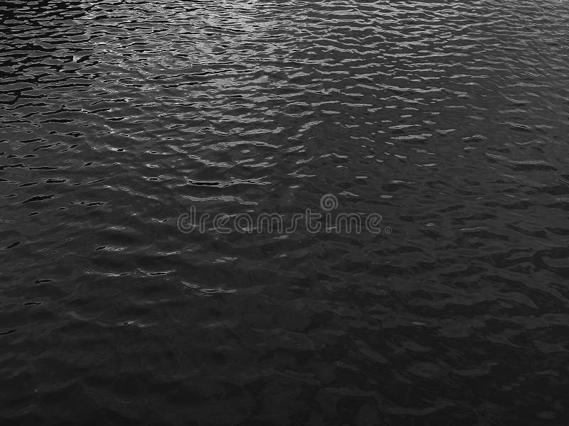Black Water Texture. Dark Water Surface. Stock Image Image of rushing