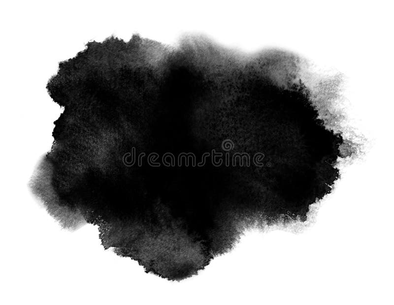 Textured Black Watercolor Paper Stock Photo - Image of distinctive