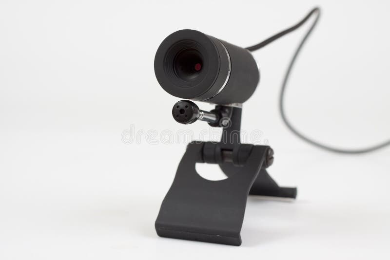 Black webcam stock photo. Image of computer, display 12112728