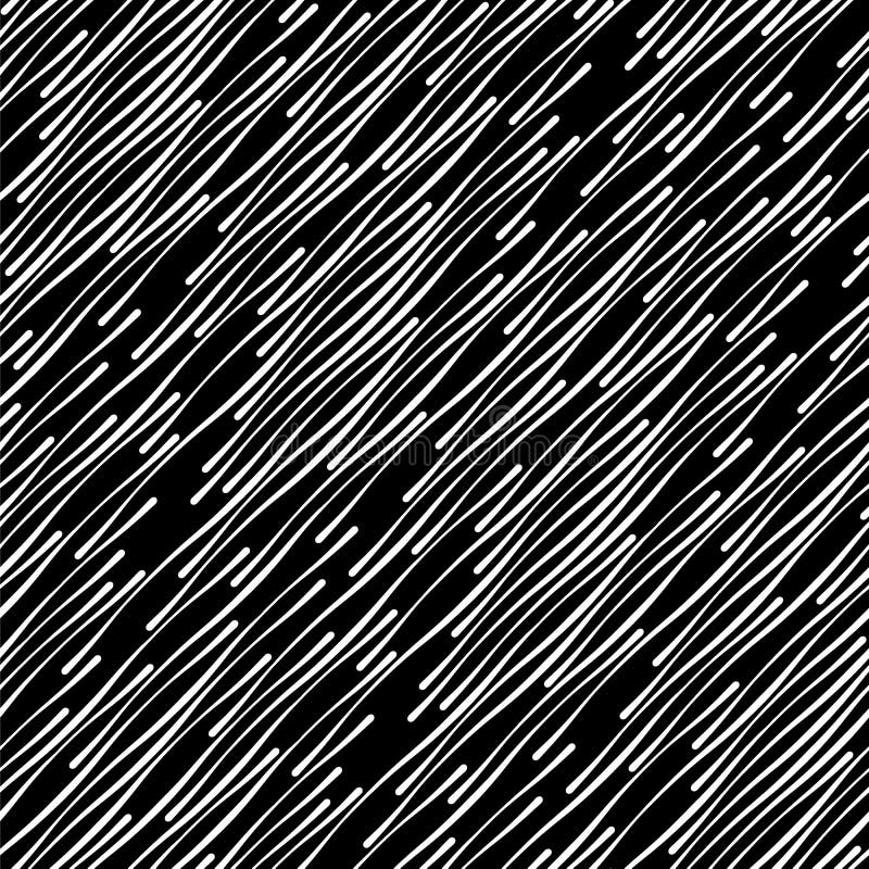 Black and White Abstract Diagonal Striped Background