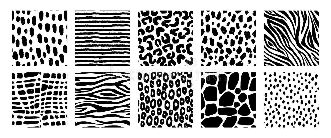 Animal Skin Patterns White Tiger Stock Illustrations – 539 Animal Skin