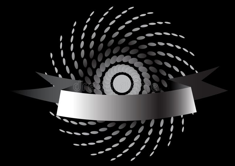 Black and white banner stock illustration. Image of retro - 21017989