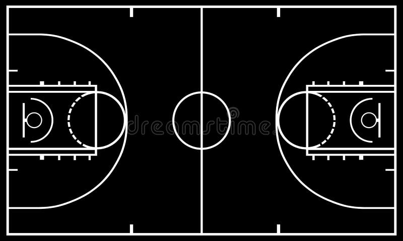 Basketball Court Dimensions, Gym Diagrams and Layouts  Basketball backboard,  Basketball court, Basketball court layout