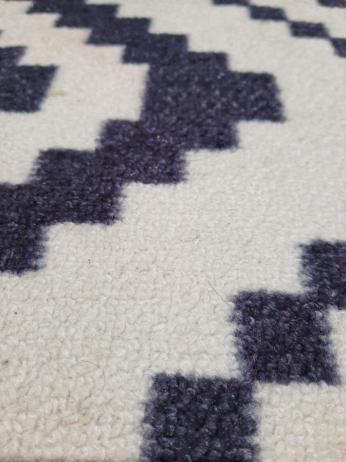 Black and White Carpet Unique Pattern Stock Image Image of flooring