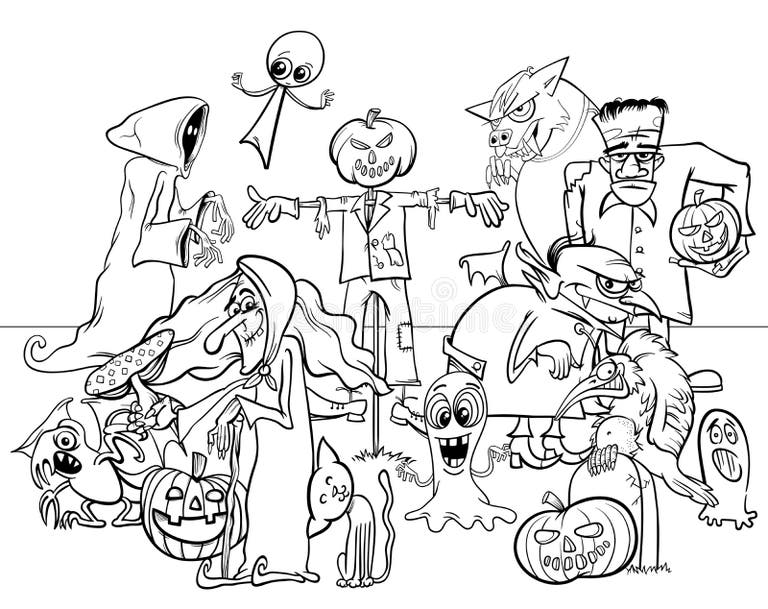 Zombie Coloring Book Stock Illustrations – 202 Zombie Coloring Book ...