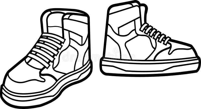 Cartoon Isolated Sneakers Stock Illustrations – 8,605 Cartoon Isolated ...
