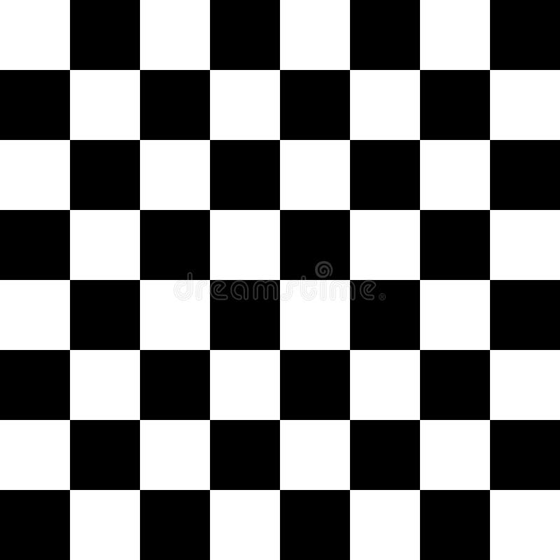 Black and White Checker Pattern.