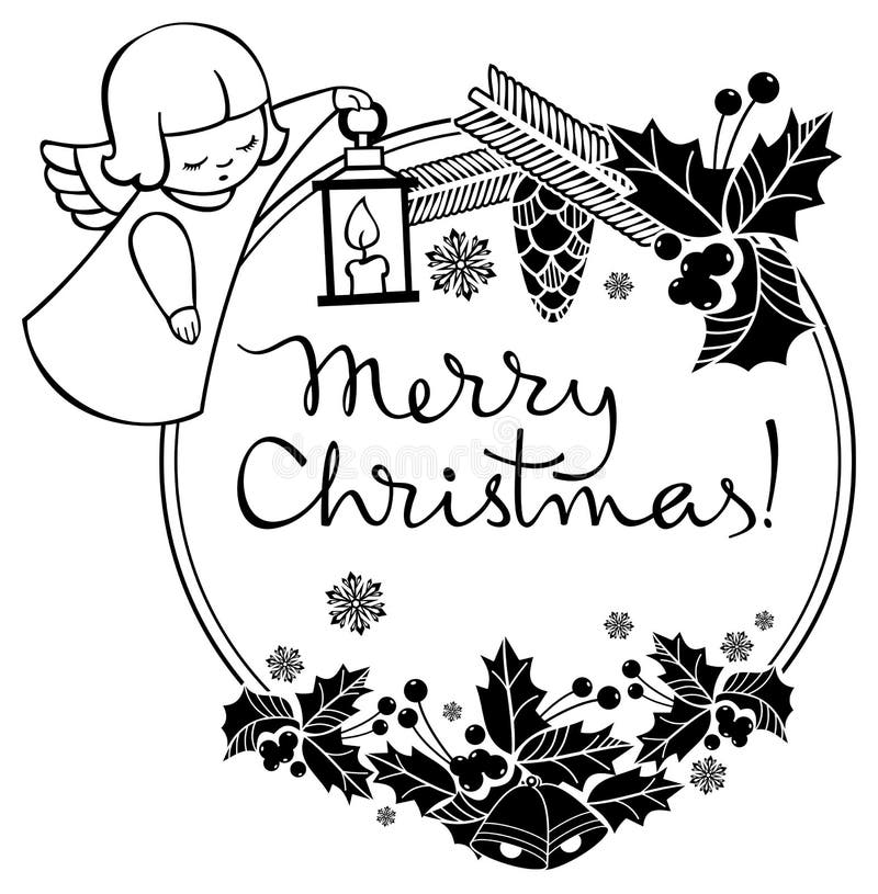 Khung Giáng sinh đen trắng với thiên thần dễ thương là món quà ý nghĩa và đầy tình cảm dành cho bạn và người thân trong dịp lễ này. Hãy tận hưởng những điều tuyệt vời nhất mà mùa lễ hội mang lại và để những thiên thần tuyệt đẹp bảo vệ cho bạn và gia đình của mình!