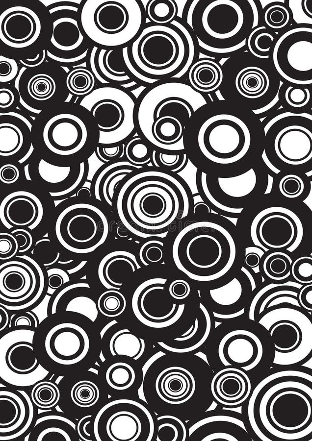 Black and white circle stock vector. Illustration of circle 6705928