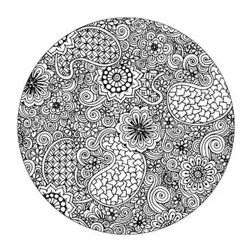 Circle Flower Mandala Stock Illustrations – 173,717 Circle Flower ...