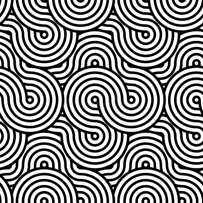 Black-white circle pattern stock vector. Illustration of cover - 38897312