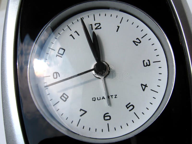 Black And White Clock Picture. Image 1030950