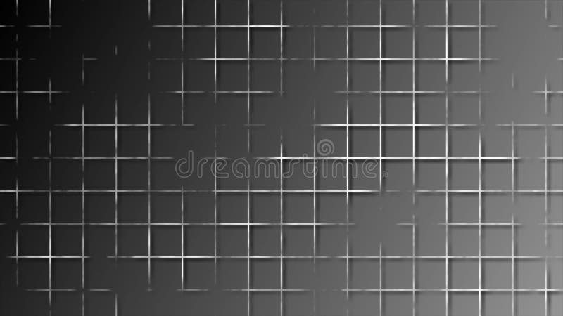 Black and White color rotating grid lines background royalty free illustration