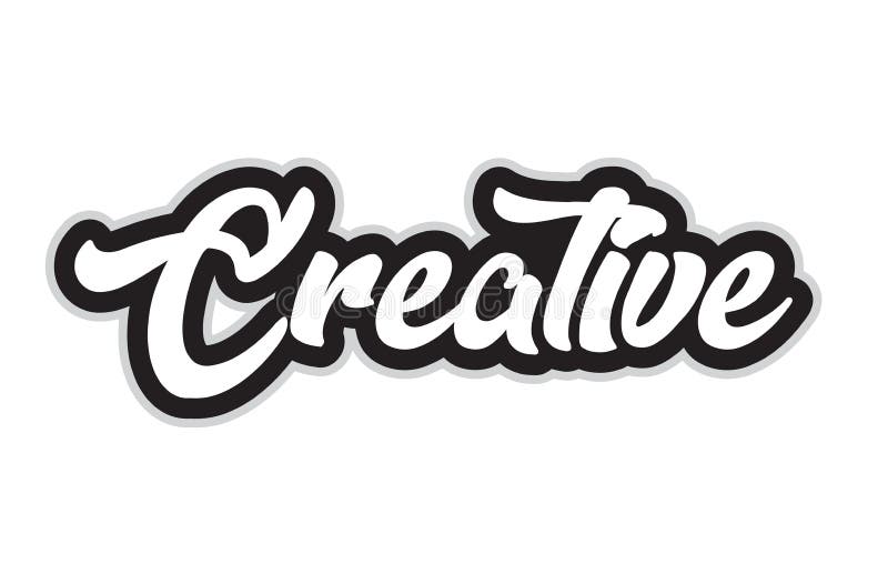 Creative Word Text Typography Design Logo Icon Stock Vector ...