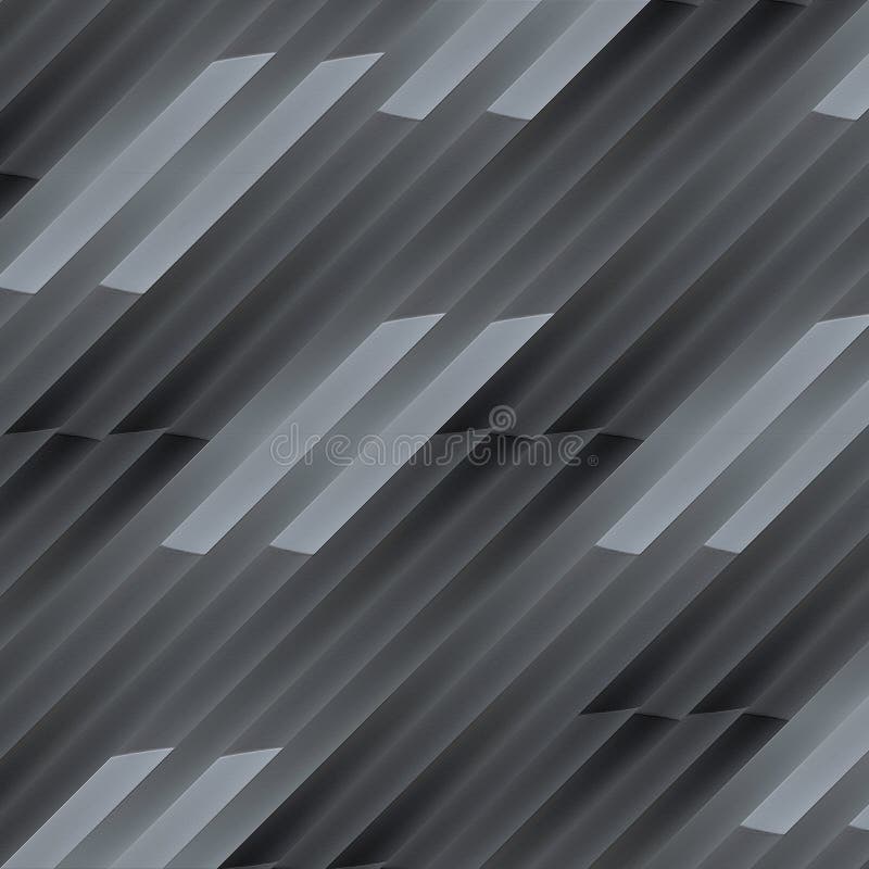 Black and White Diagonal Stripes Pattern Stock Illustration