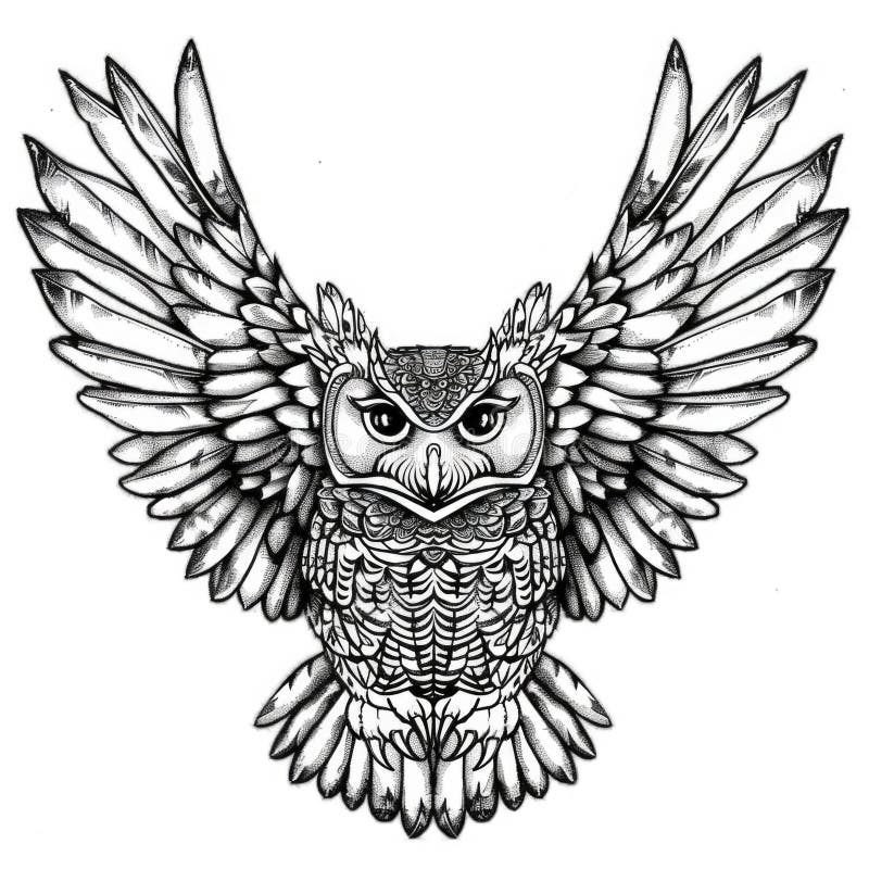 Abstract Owl Tattoo Stock Photos - Free & Royalty-Free Stock Photos ...