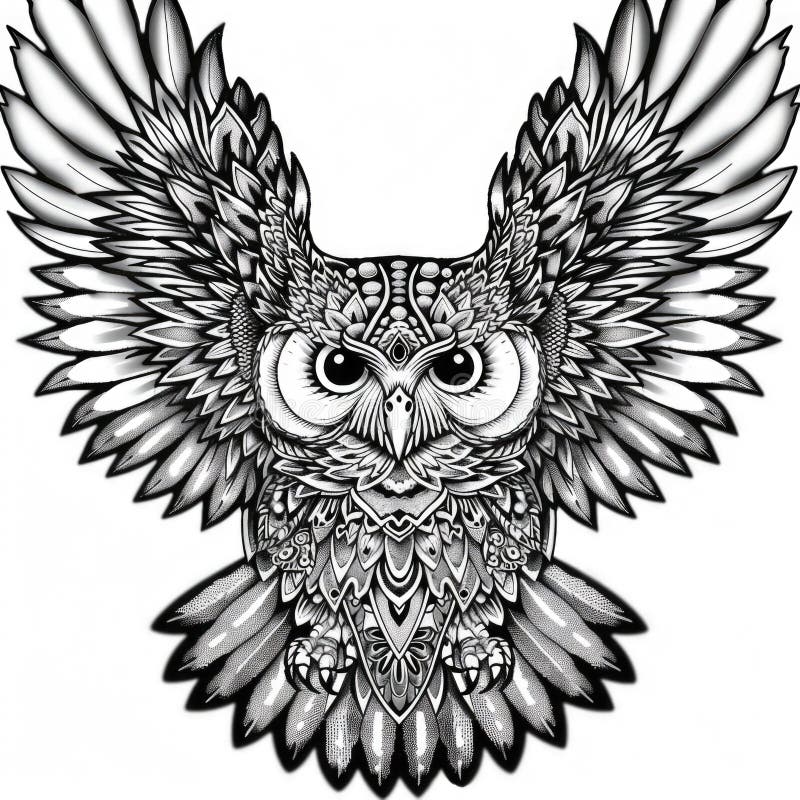 145 Owl Tattoo Stock Photos - Free & Royalty-Free Stock Photos from ...