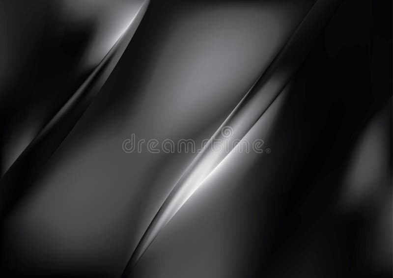 Black Black and White Elegant Background Vector Illustration Design