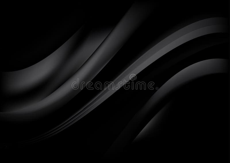 Black Black and White Elegant Background Vector Illustration Design