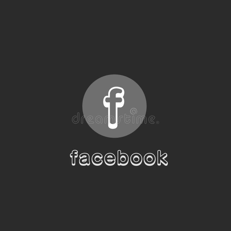 Black Facebook Icon Stock Illustrations 3,921 Black Facebook Icon