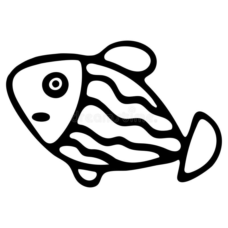 413 Fish Clip Art Black And White Stock Photos, High-Res Pictures