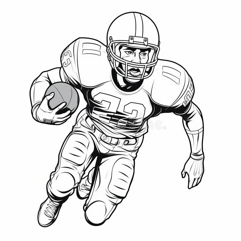 football players coloring pages