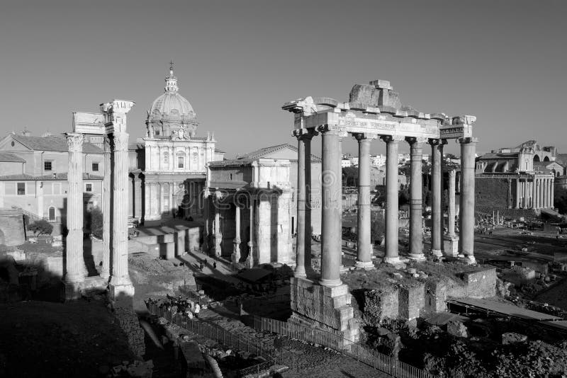 Black and white forum stock photo. Image of vespasian 2186220
