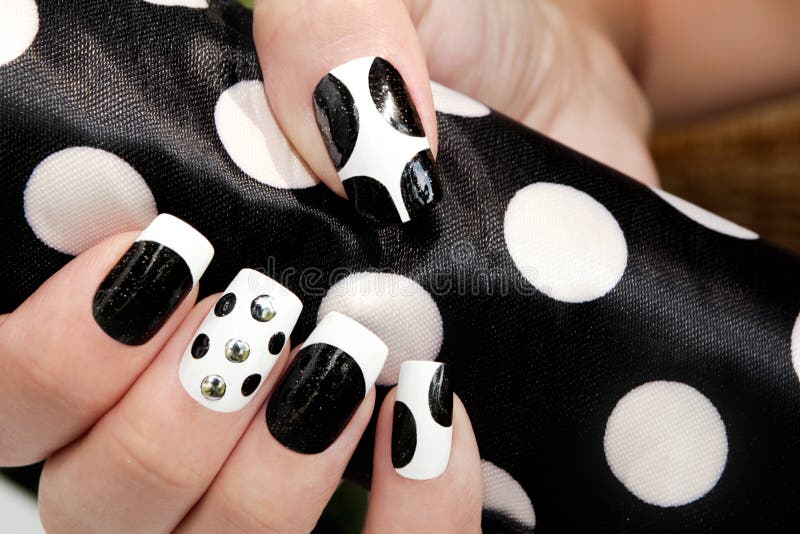 1. Black and White French Manicure Nail Design Ideas - wide 9