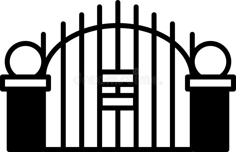 Black White Gate Stock Illustrations 18,660 Black White Gate Stock