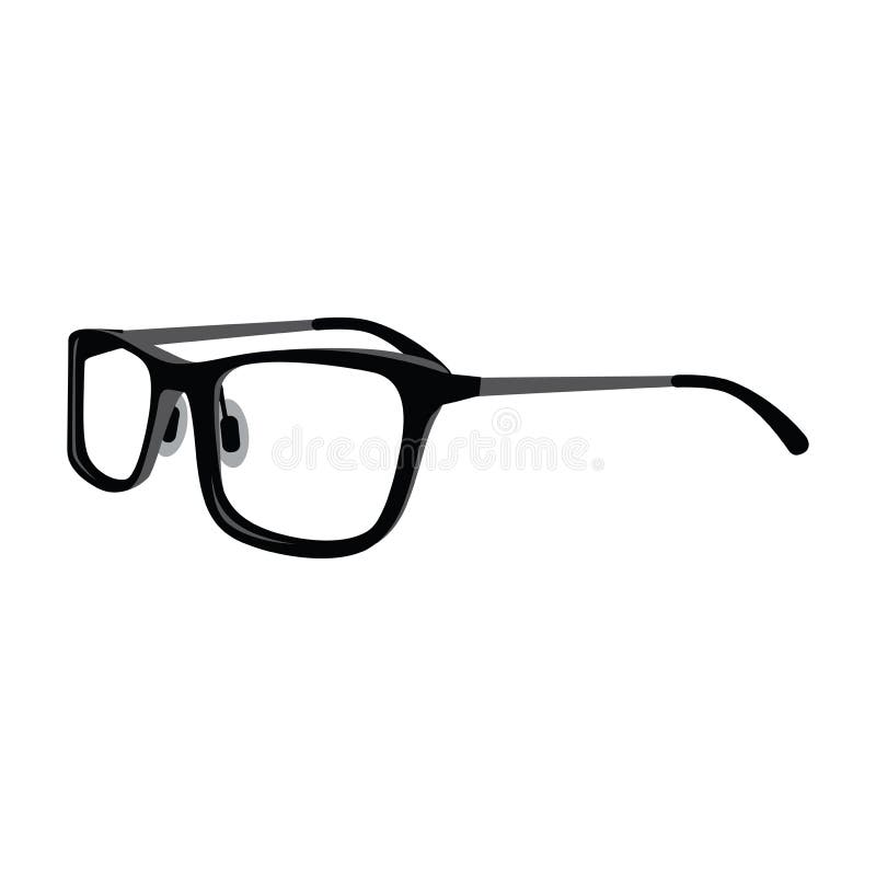 Black and White Glass Frames Stock Vector Illustration of nerd