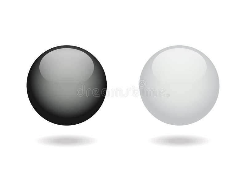 Черный глянцевый шар. Check balls