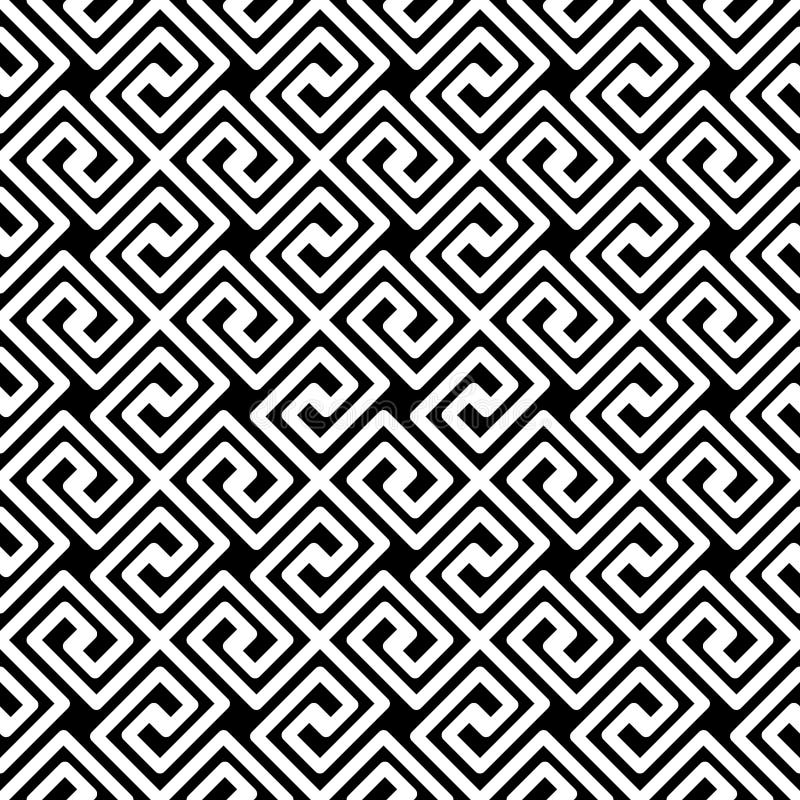 Greek Key Diagonal Seamless Pattern vector illustration Greek Key Diagonal Seamless Pattern vector illustration