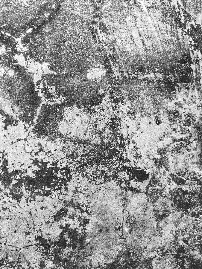 Black and White Grunge Concrete Texture Background with Distressed Wall Pattern stock photography