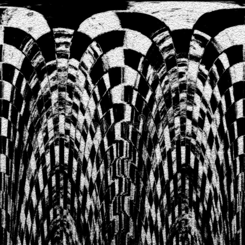 Black and White Wave ,wavy Line Wallpaper Abstract Art Background Stock