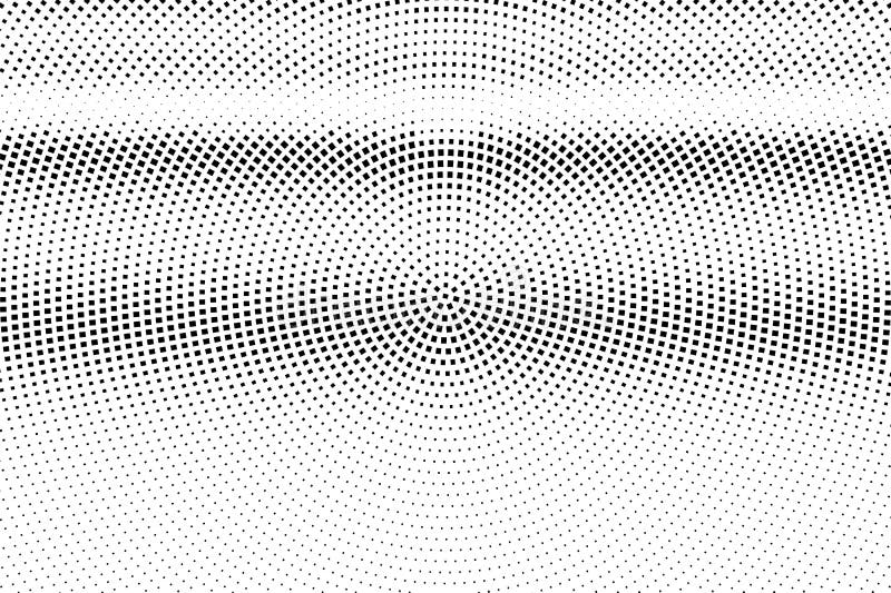 Black And White Halftone Vector Texture Faded Horizontal