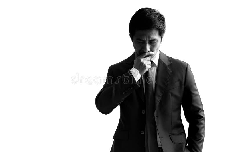 Black and white high contrast Businessman in a suit hand on his stock image Black and white high contrast Businessman in a suit hand on his stock image