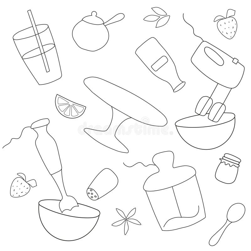 https://thumbs.dreamstime.com/b/black-white-icons-cooking-utensils-coloring-book-vector-illustration-280487654.jpg