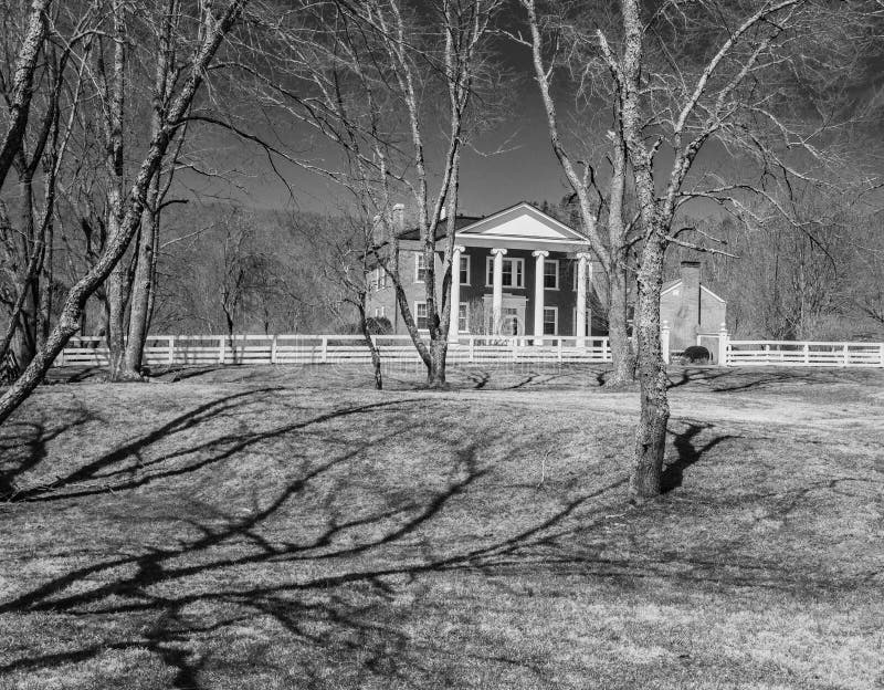 Black and White Image Hidden Valley Bed & Breakfast royalty free stock photos Black and White Image Hidden Valley Bed & Breakfast royalty free stock photos