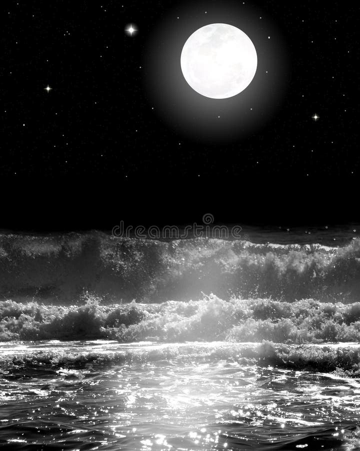 ocean waves at night ocean waves at night