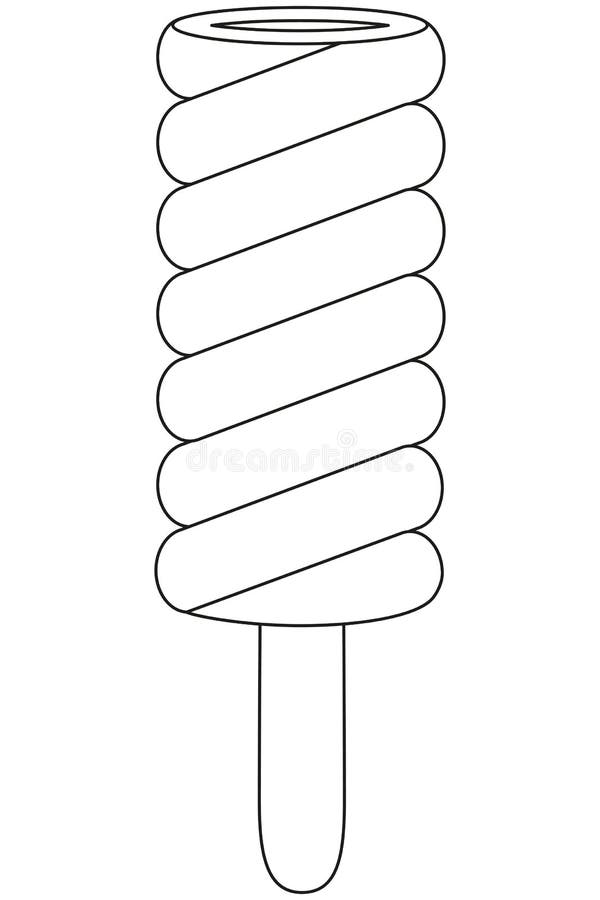 Summer Popsicle Coloring Page Coloring Pages
