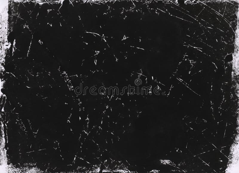 Black and white lino printed texture background 7