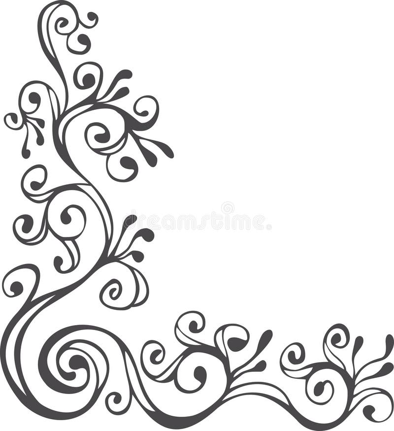 Black and white ornament