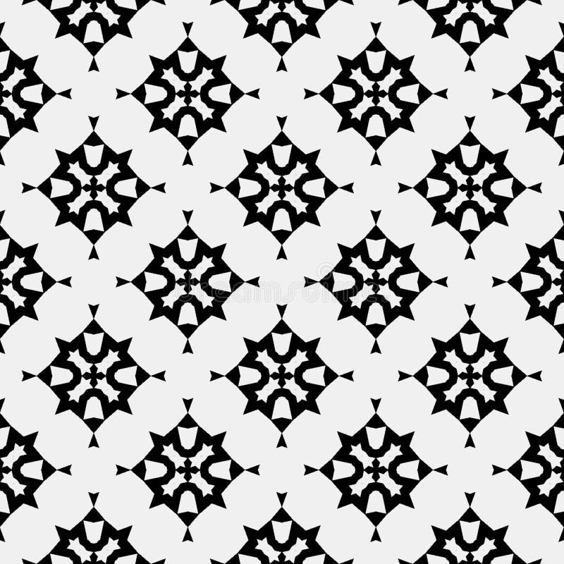 Black and white patterns stock illustration. Illustration of decor