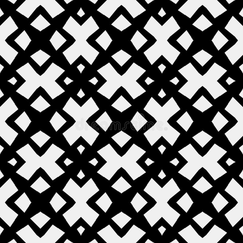 Black and white patterns stock illustration. Illustration of retro