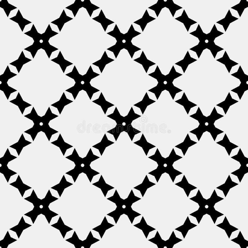 Black and white patterns stock illustration. Illustration of retro